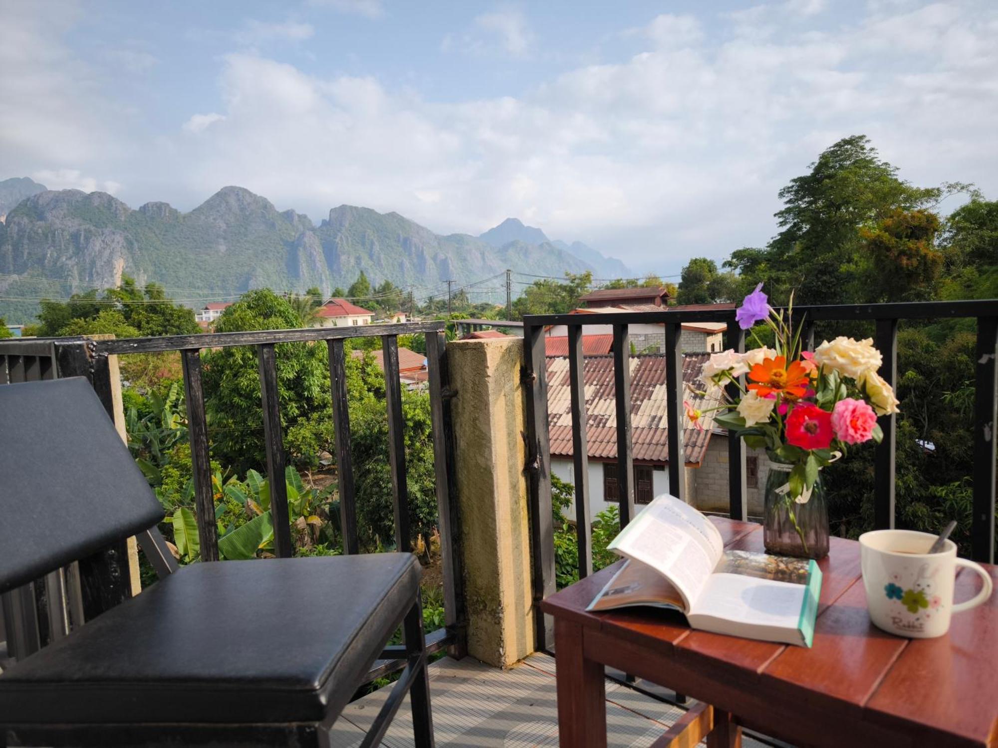 Dok Champa Resort Vang Vieng Dış mekan fotoğraf