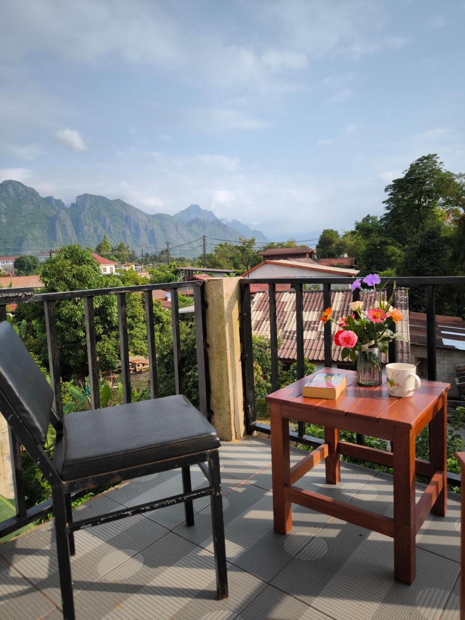 Dok Champa Resort Vang Vieng Dış mekan fotoğraf