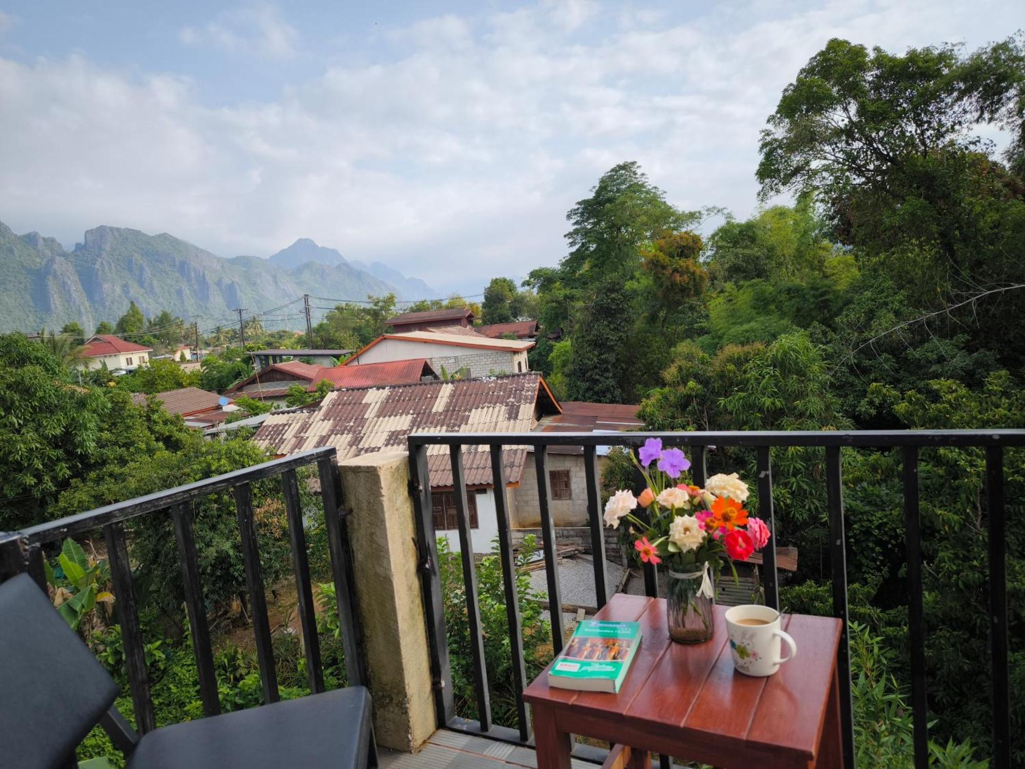Dok Champa Resort Vang Vieng Dış mekan fotoğraf