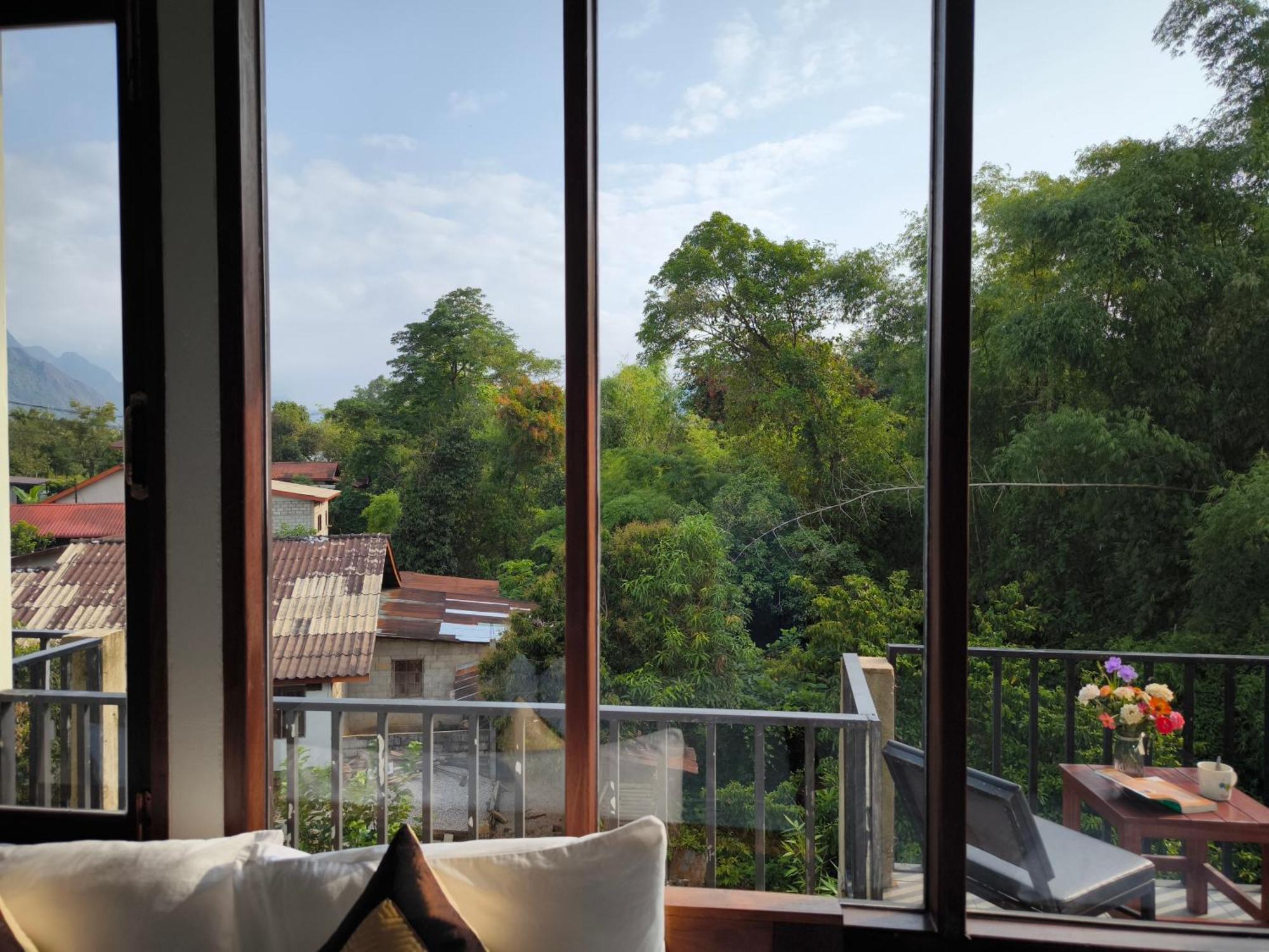 Dok Champa Resort Vang Vieng Dış mekan fotoğraf